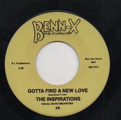 INSPIRATIONS - GOTTA FIND A NEW LOVE / I CAN FEEL IT