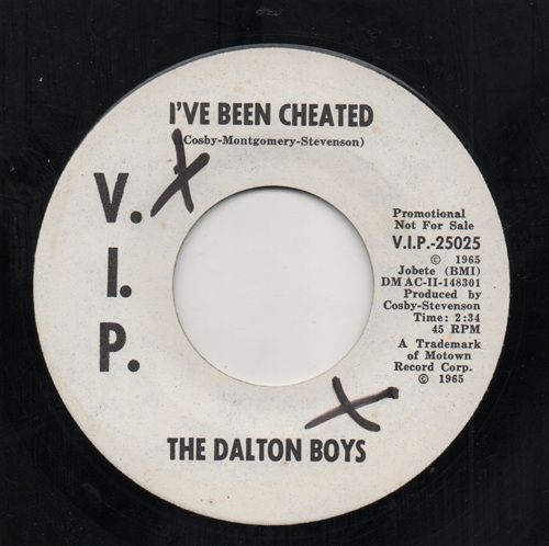 DALTON BOYS - I'VE BEEN CHEATED / SOMETHING'S BOTHERING YOU