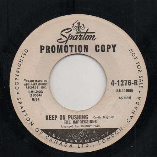 IMPRESSIONS - KEEP ON PUSHING / I LOVE YOU (YEAH)