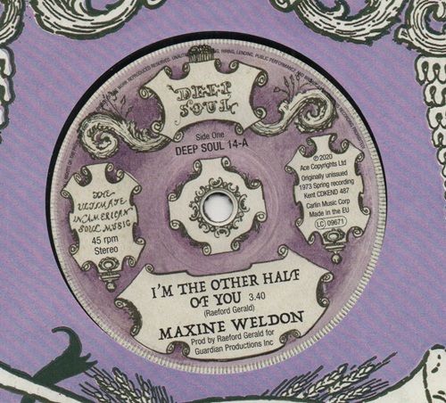 MAXINE WELDON / PEGGY WOODS - I'M THE OTHER HALF OF YOU / YOU'D BETTER BE GOOD TO MY BABY