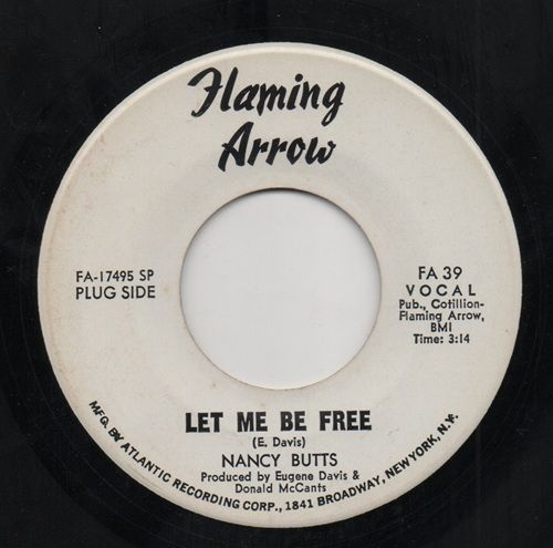 NANCY BUTTS - LET ME BE FREE / PLEASE PLEASE TELL ME BABY
