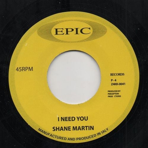 SHANE MARTIN - I NEED YOU / LYNNE RANDELL - STRANGER IN MY ARMS