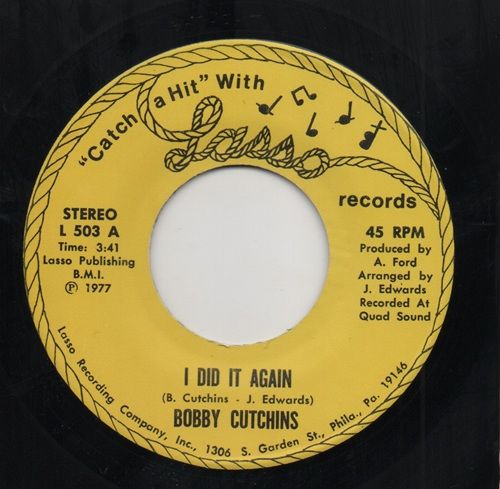 BOBBY CUTCHINS - I DID IT AGAIN