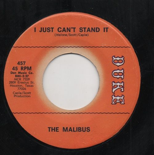 MALIBUS - I JUST CAN'T STAND IT