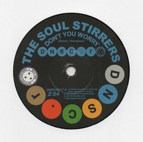 THE SOUL STIRRERS / SPINNERS - DON'T YOU WORRY / MEMORIES OF HER LOVE