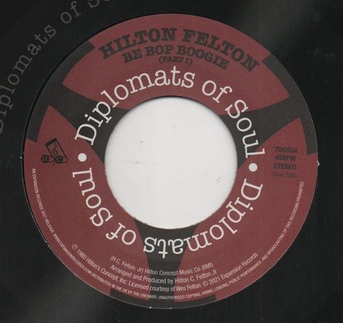 HILTON FELTON - BE BOP BOOGIE (PART 1/2)