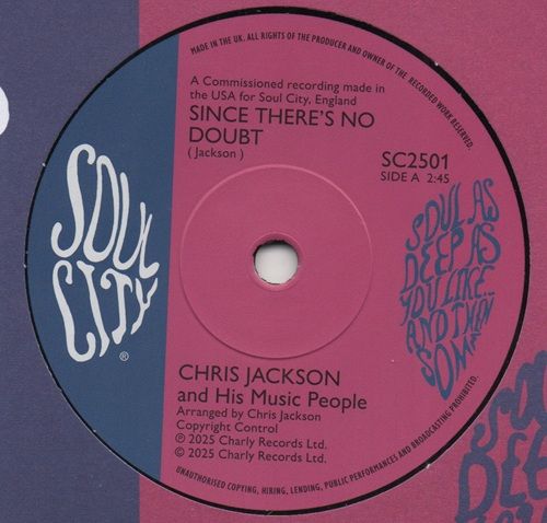 CHRIS JACKSON & HIS MUSIC PEOPLE - SINCE THERE'S NO DOUBT / FOREVER I'LL STAY WITH YOU