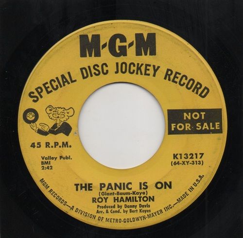 ROY HAMILTON - THE PANIC IS ON / THERE SHE IS - PROMO