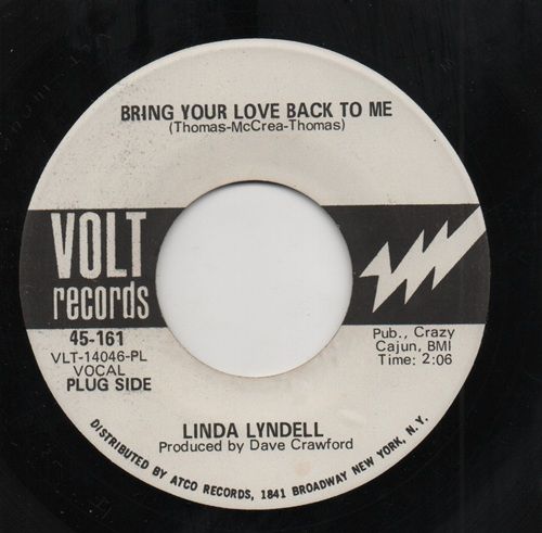 LINDA LYNDELL - BRING YOUR LOVE BACK TO ME / HERE AM I
