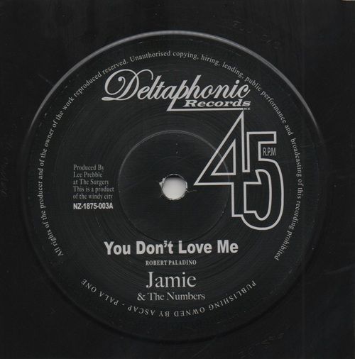 JAMIE & THE NUMBERS - YOU DON'T LOVE ME / THE FUGITIVE