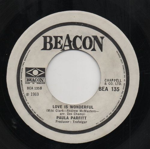 PAULA PARFITT - LOVE IS WONDERFUL / IM GONNA GIVE YOU BACK YOUR RING