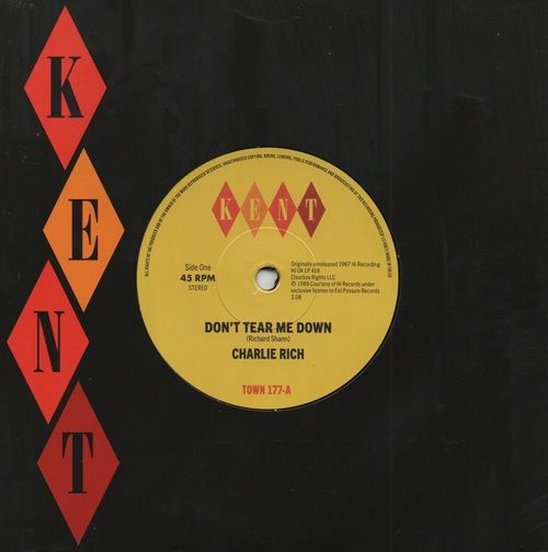 CHARLIE RICH - DON'T TEAR ME DOWN / HOTELS, MOTELS