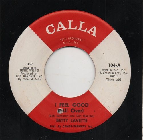 BETTY LAVETTE - I FEEL GOOD (ALL OVER) / ONLY YOUR LOVE CAN SAVE ME