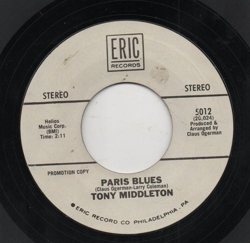 TONY MIDDLETON - PARIS BLUES