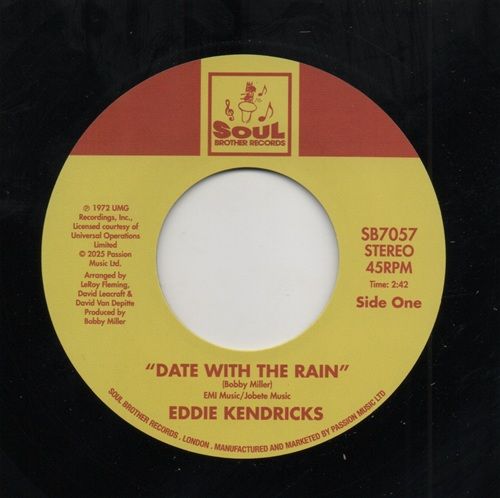 EDDIE KENDRICKS - DATE WITH THE RAIN / INTIMATE FRIENDS