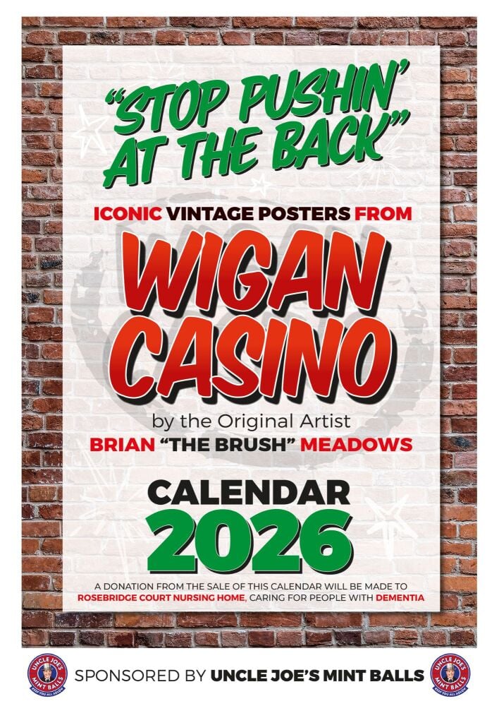 2026 WIGAN CASINO CALENDAR