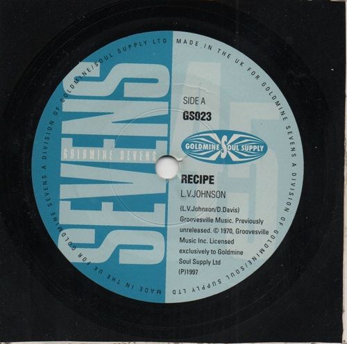 L.V. JOHNSON - RECIPE / EDWIN STARR - YOUR MY MELLOW