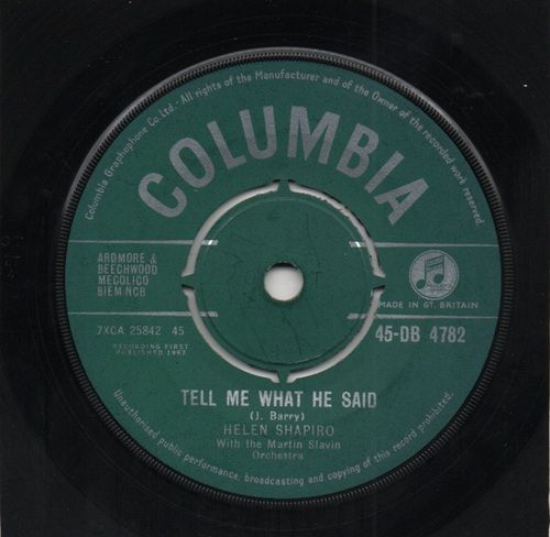 HELEN SHAPIRO - TELL ME WHAT HE SAID