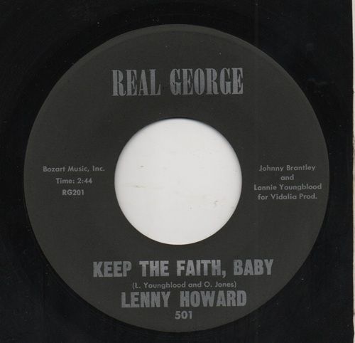 LENNY HOWARD - KEEP THE FAITH BABY / DARLIN