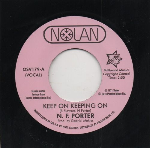 N.F. PORTER - KEEP ON KEEPING ON