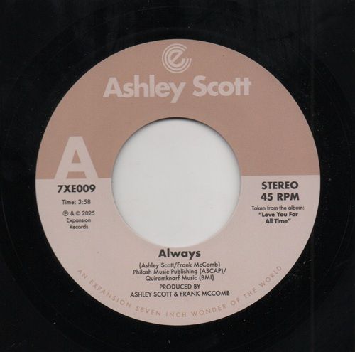 ASHLEY SCOTT - ALWAYS / LOOKING UP TO YOU