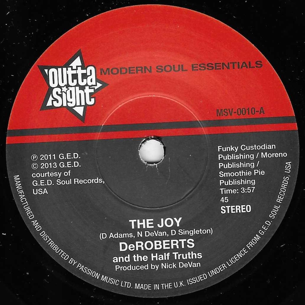 DEROBERTS AND THE HALF-TRUTHS - THE JOY
