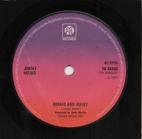 JIMMY HELMS - ROMEO AND JULIET / RAGTIME GIRL