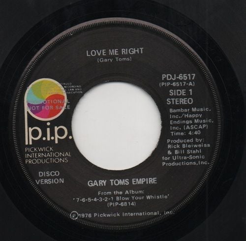 GARY TOMS EMPIRE - LOVE ME RIGHT