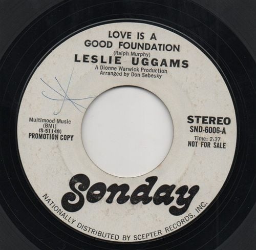 LESLIE UGGAMS - LOVE IS A GOOD FOUNDATION