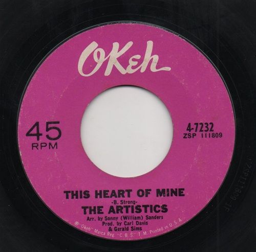 THE ARTISTICS - THIS HEART OF MINE