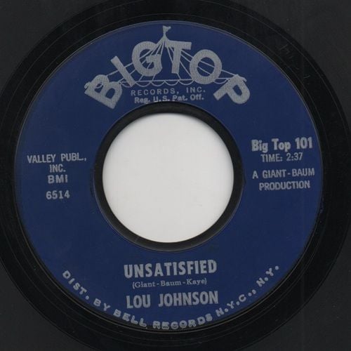 LOU JOHNSON - UNSATISFIED