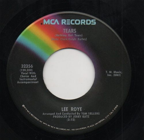 LEE ROYE - TEARS