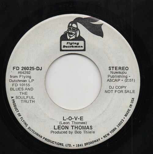 LEON THOMAS - L-O-V-E / BOOM-BOOM-BOOM