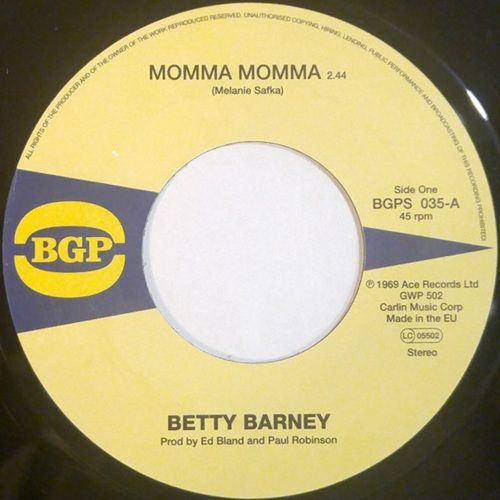 BETTY BARNEY / THE CHILLI PEPPERS - MOMMA MOMMA / CHICKEN SCRATCH