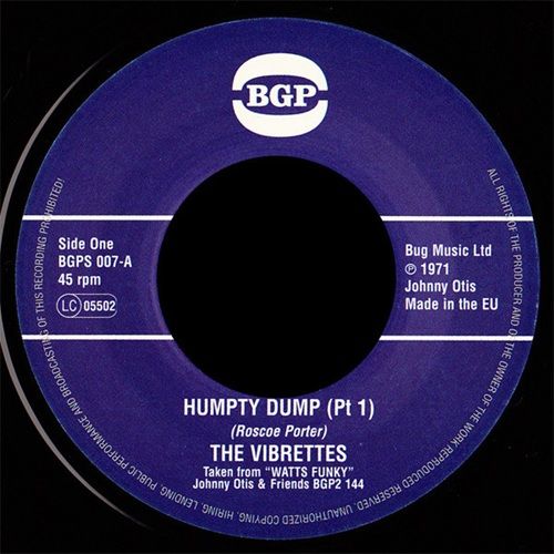 THE VIBRETTES - HUMPTY DUMP
