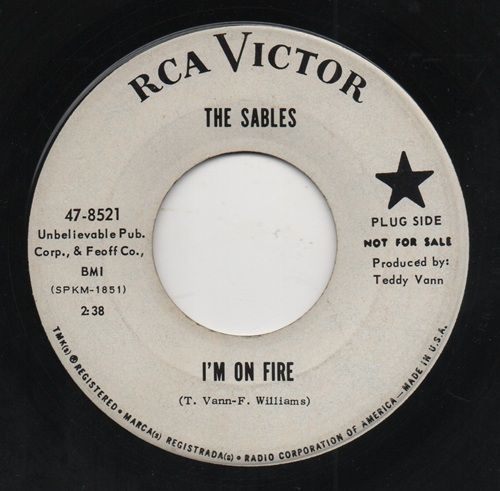 SABLES - I'M ON FIRE / DARLING - PROMO