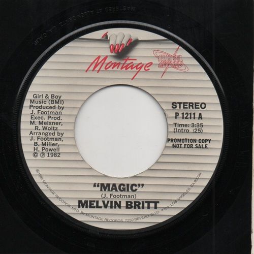 MELVIN BRITT - MAGIC (STEREO) / MAGIC (MONO)