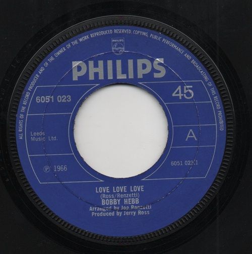 BOBBY HEBB - LOVE LOVE LOVE / SUNNY