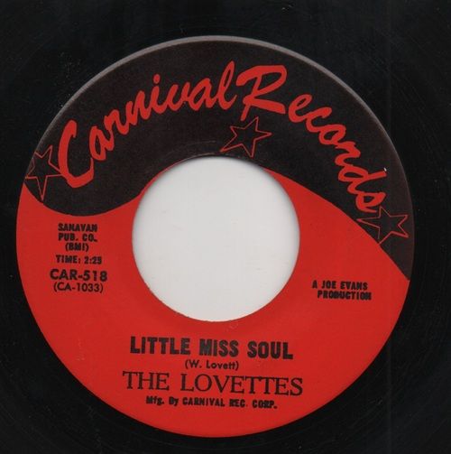 LOVETTES - LITTLE MISS SOUL / LONELY GIRL
