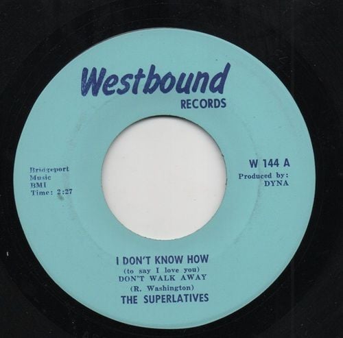 SUPERLATIVES - I DON'T KNOW HOW / LONELY IN A CROWD