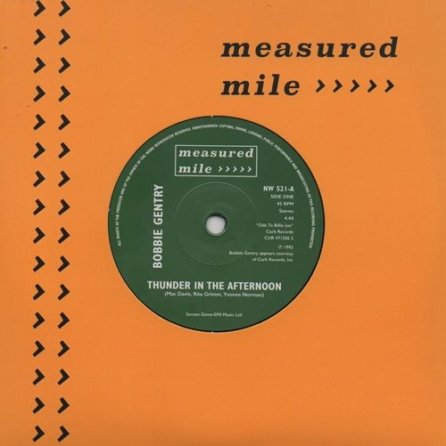 BOBBY GENTRY - THUNDER IN THE AFTERNOON / SLOW COOKIN'