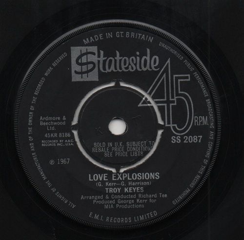 TROY KEYES - LOVE EXPLOSIONS / I'M CRYING (INSIDE)