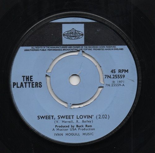 PLATTERS - SWEET SWEET LOVIN / GOING BACK TO DETROIT