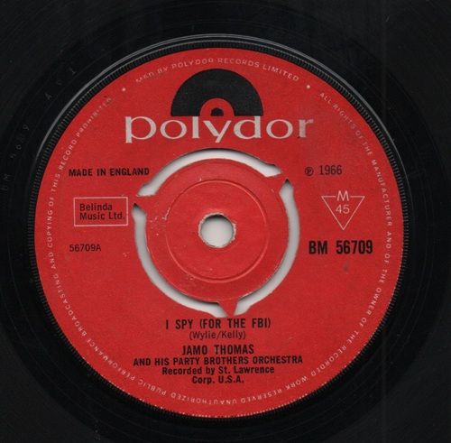 JAMO THOMAS - I SPY (FOR THE FBI) / SNAKE HIP MAMA