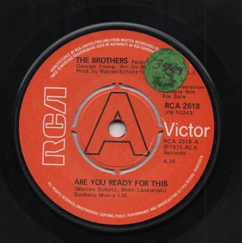 BROTHERS - ARE YOU READY FOR THIS / EVERYBODY LOVES A WINNER