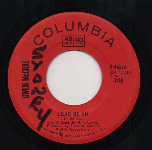 GWEN McCRAE - LEAD ME ON / LIKE YESTERDAY OUR LOVE IS GONE
