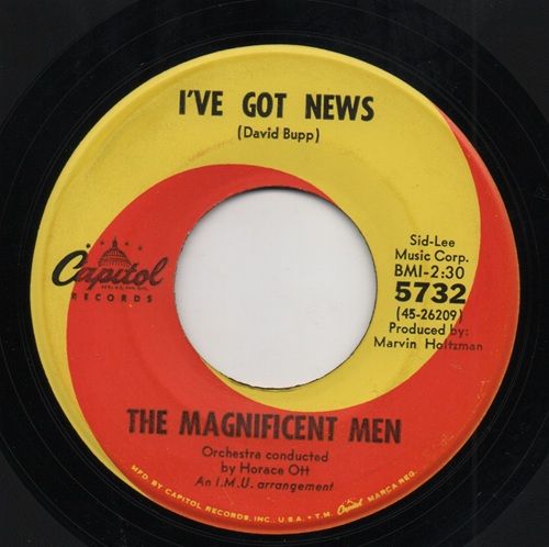 MAGNIFICENT MEN - I'VE GOT NEWS / MAYBE, MAYBE BABY