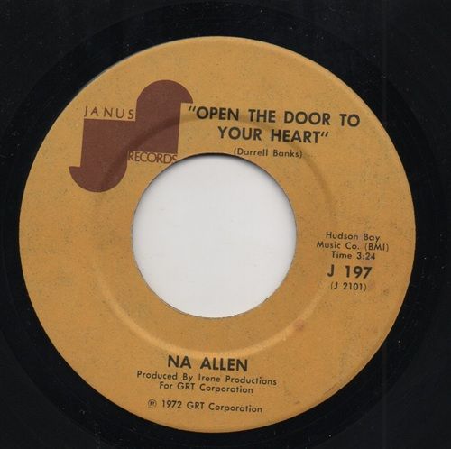 NA ALLEN - I WAS TELLING HER ABOUT YOU / OPEN THE DOOR TO YOUR HEART