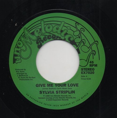 SYLVIA STRIPLIN - GIVE ME YOUR LOVE / YOU CAN'T TURN ME AWAY