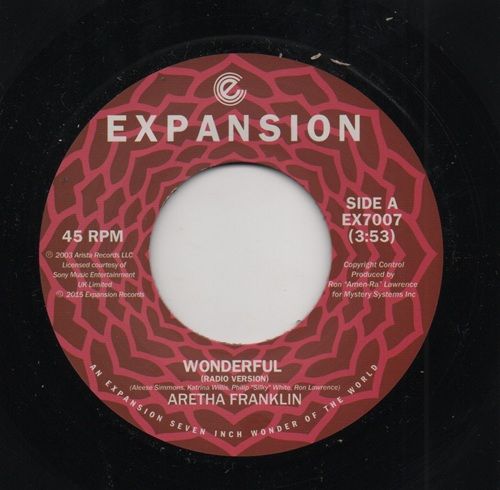 ARETHA FRANKLIN -WONDERFUL (RADIO VERSION) / WONDERFUL